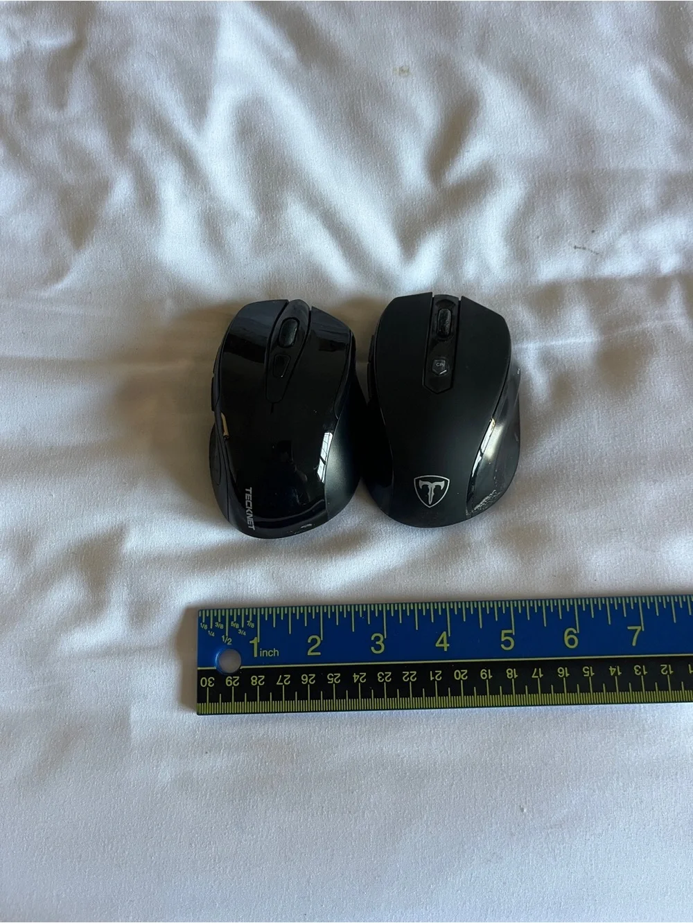 Wireless Black Computer Mice - Ergonomic Pair